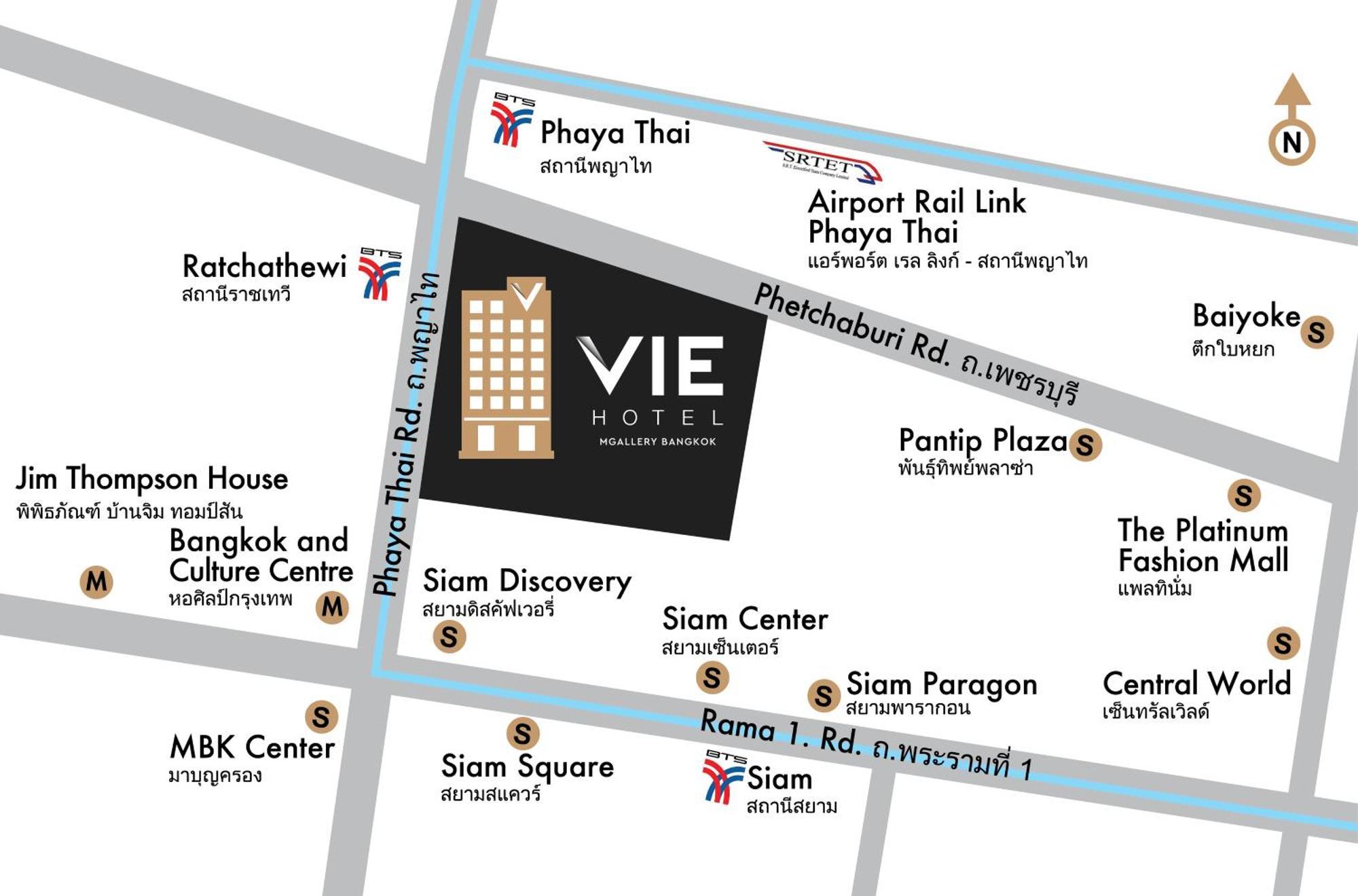 Vie Hotel Bangkok, Mgallery Exterior foto Location of VIE Hotel